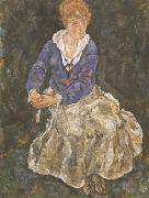 Egon Schiele Portrait of the Artist's Wife,Seated (mk12) Spain oil painting artist